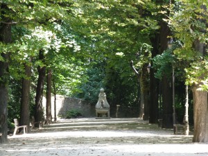 Gardens of the Basilica of Notre-Dame de Fourvière, Lyon France