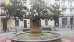 fountain in Valladolid, Spain